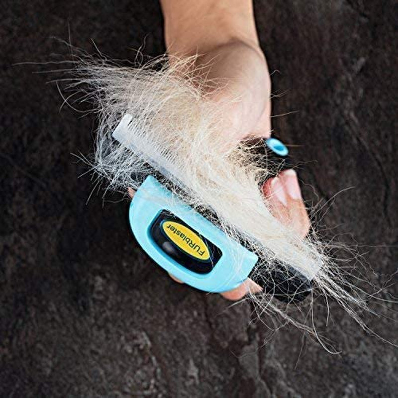 Deshedding Dog Brush | Cat & Dog Brush for Shedding | Effective Dog Grooming Tool & Pet Hair Remover | Cat Deshedding Brush | for Short & Long Haired Pet Grooming All Year Round