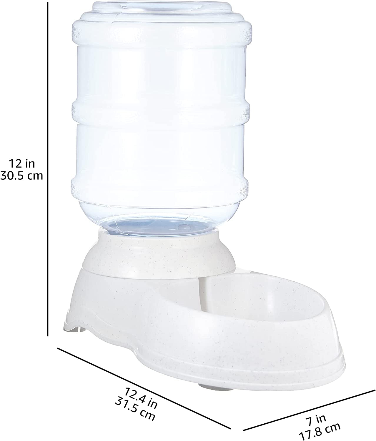 Gravity Pet Waterer for Dogs and Cats, Small, 3.78 Liters Capacity