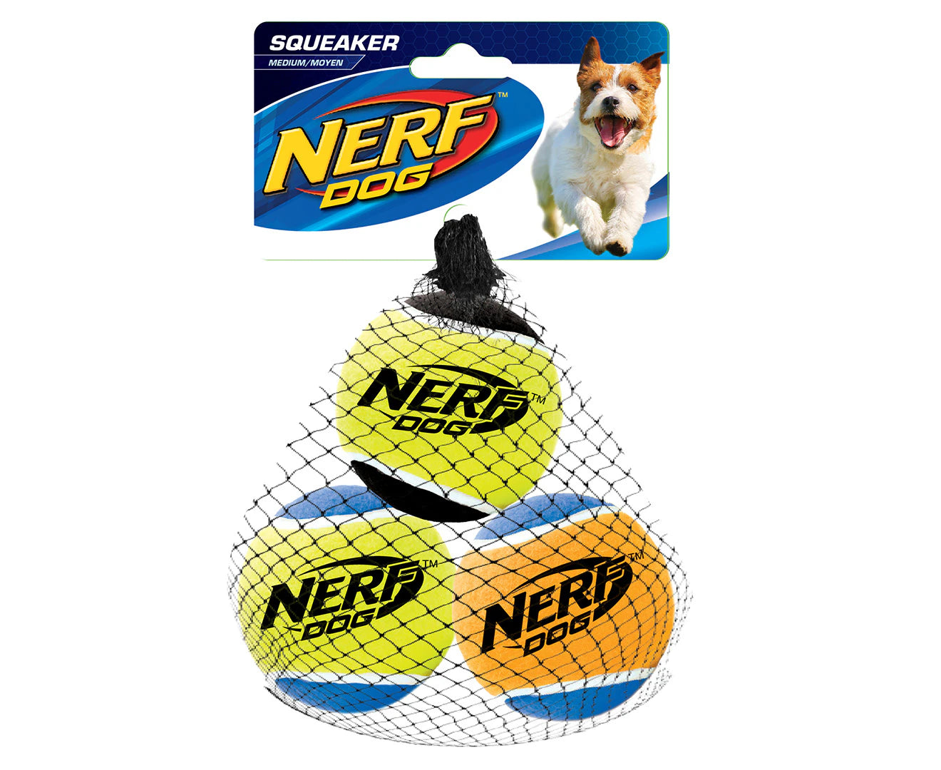 2 X 3Pk  Medium Squeaker Tennis Balls