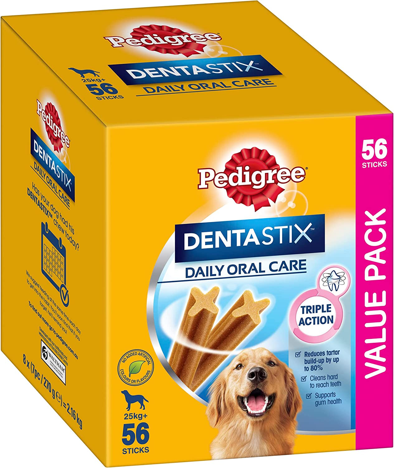 Dentastix Large Dental Dog Treats Daily Oral Care 56 Sticks Value Pack