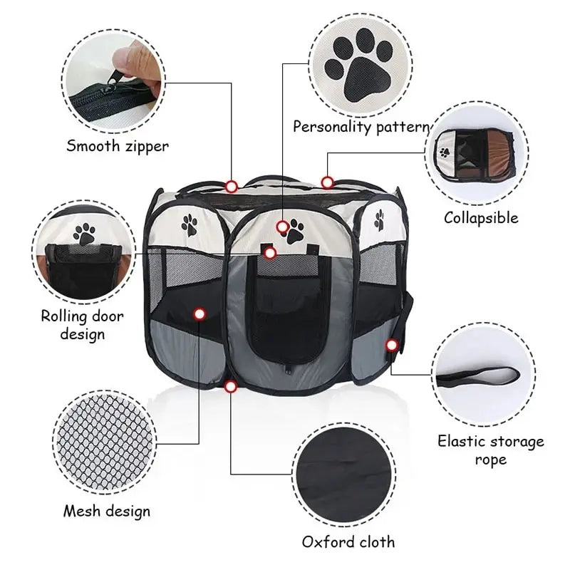 PetFold Octagonal Pet Shelter